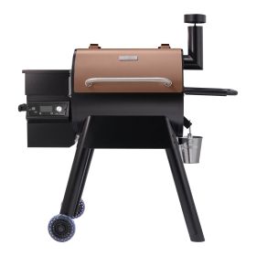 Wood Pellet Grill Smoker, 8 in 1 BBQ Grills for Outdoor Cooking, 575 Square Inches Cook Area Electric Smokers, with WiFi-app Control