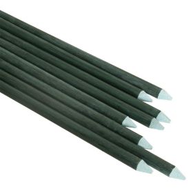 1/4" rod, 2 ft, 20 pc Dark Green Solid Plant Support Pole, Gardening Fixture, Tomato and Cucumber Climbing Vine Support Stick