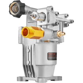 Pressure Washer Pump, 3/4" Shaft Horizontal, 3400 PSI, 2.5 GPM, Replacement Power Washer Pumps Kit, Parts Washer Pump, Compatible with Honda, Sim