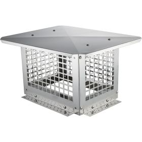 Chimney Cap, 13 x 9 inch, 304 Stainless Steel Fireplace Chimney Cover, Not Easily Toppled & Practical Accessories & Easy Installation
