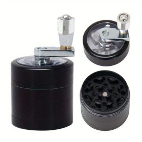 Nut And Hard Spice Grinder For Nutmeg Ginger Rock Salt And Peppercorn (Color: BLACK)